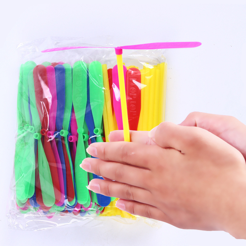 Fishing Rod Fly - 100Pcs/Lot Children Outdoor Toy Bamboo Dragonfly