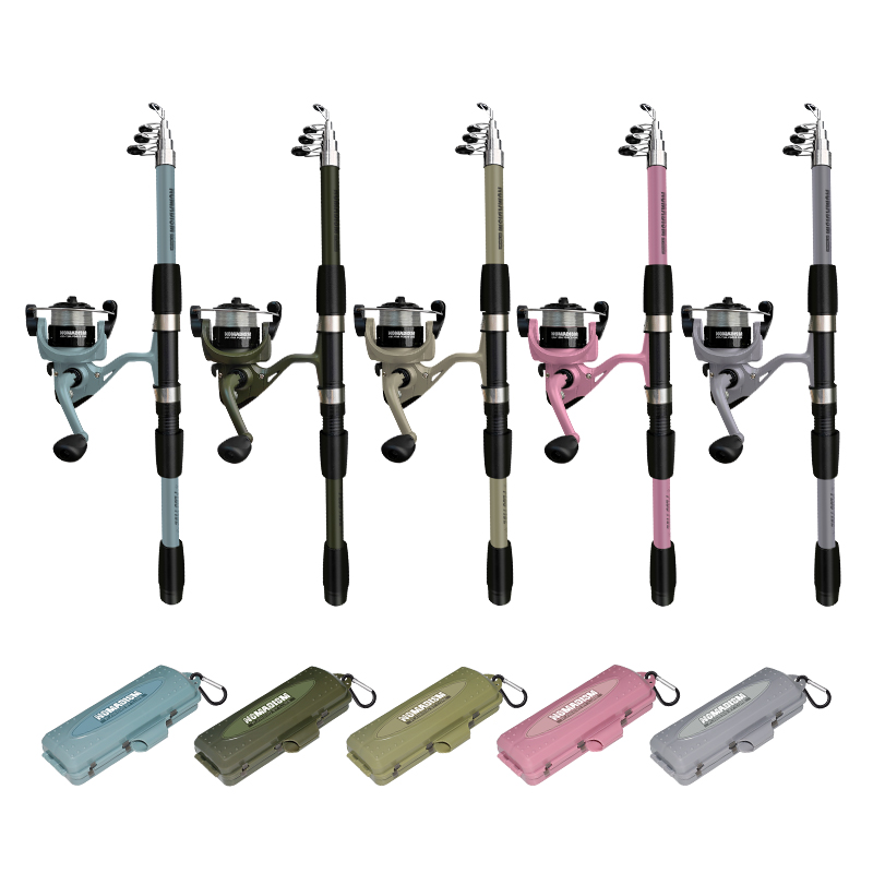 Fishing Rod Combo - 1.65m Super Lightweight Carbon Fiber Spinning