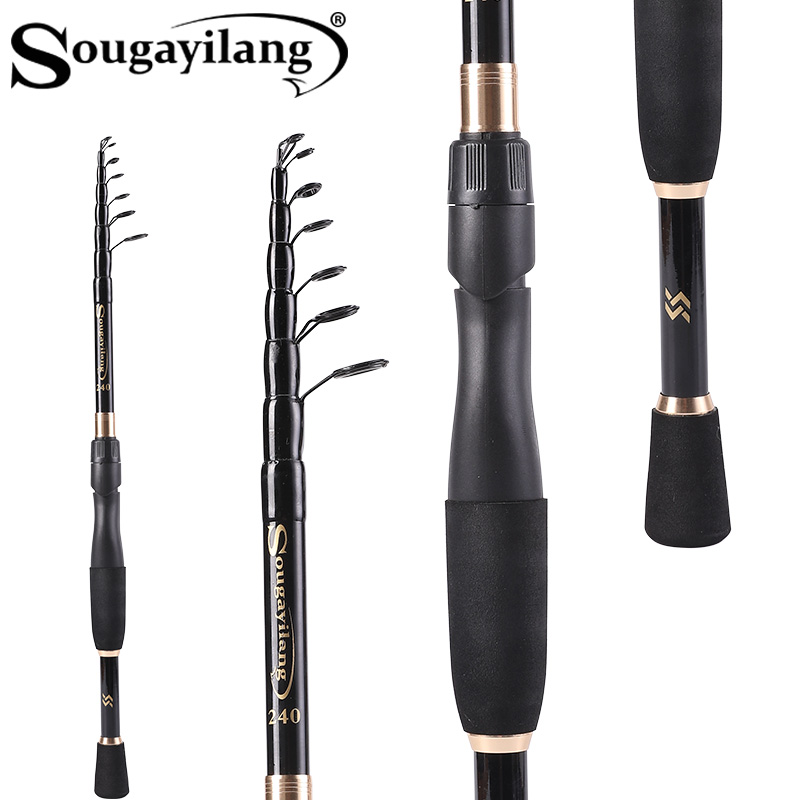 Fishing Rod Surf - Sougayilang 1.8-2.4m Telescopic Fishing Rod Ultralight