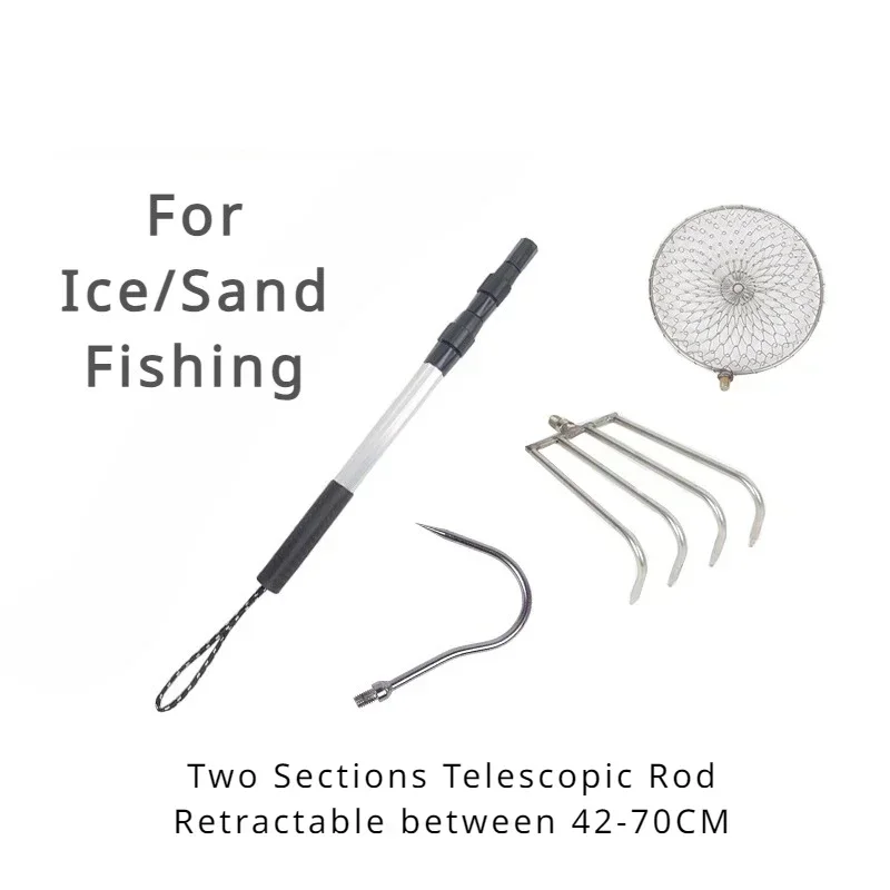 Stainless Steel Telescopic Rod - Fishing Rod Ice avis et prix