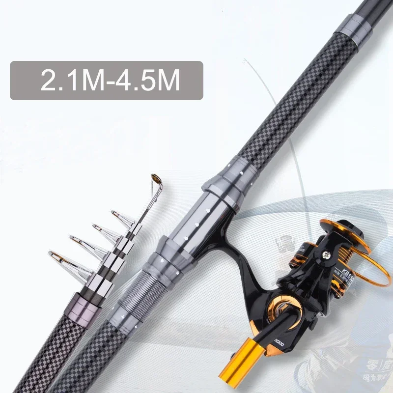 New Telescopic Portable Rotary - Fishing Rod Surf avis et prix