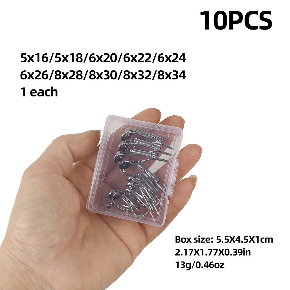 10/40pcs Fishing Rod Guide Rin - Fishing Rod Tip Replacement avis et prix