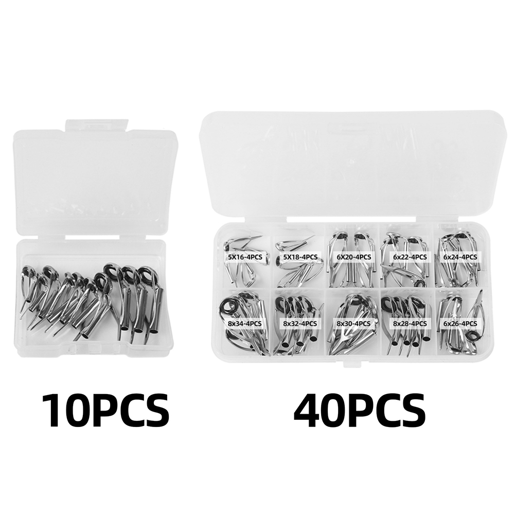 10/40pcs Fishing Rod Guide Rin - Fishing Rod Tip Replacement avis et prix
