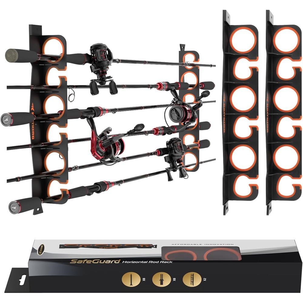 Rod Holder Organizer: Wall/Cei - Fishing Rod Combo avis et prix