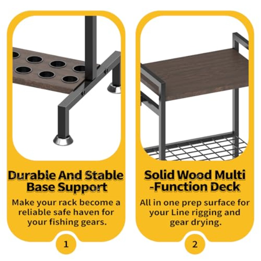 Fishing Rod Holder for Ground  - Fishing Rod Rack avis et prix