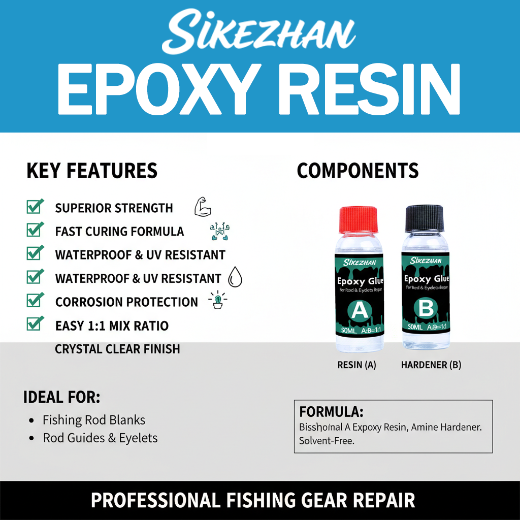 AB Epoxy 1:1 for Fishing Rod R - Fishing Rod Guide Replacement avis et prix
