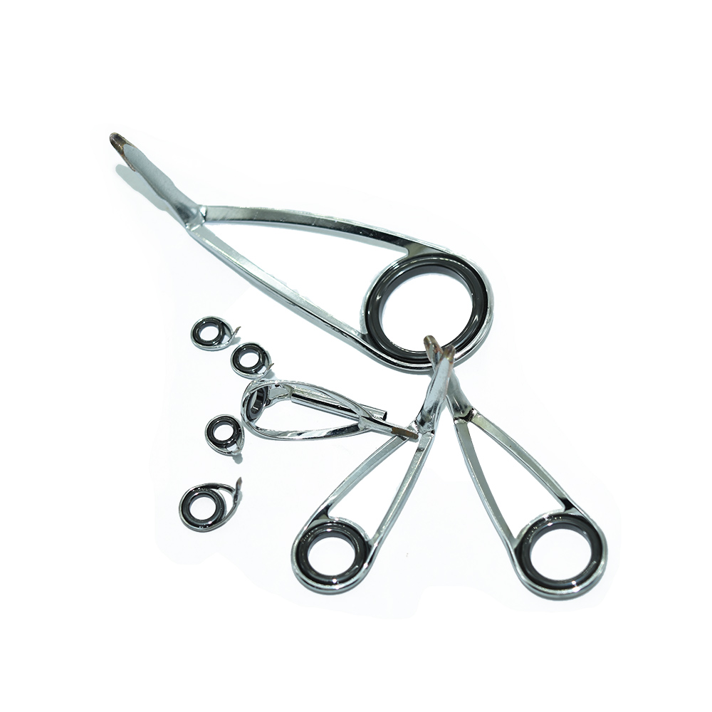 8pcs/Kit KLH Bracket Stainless - Fishing Rod Building Kit avis et prix