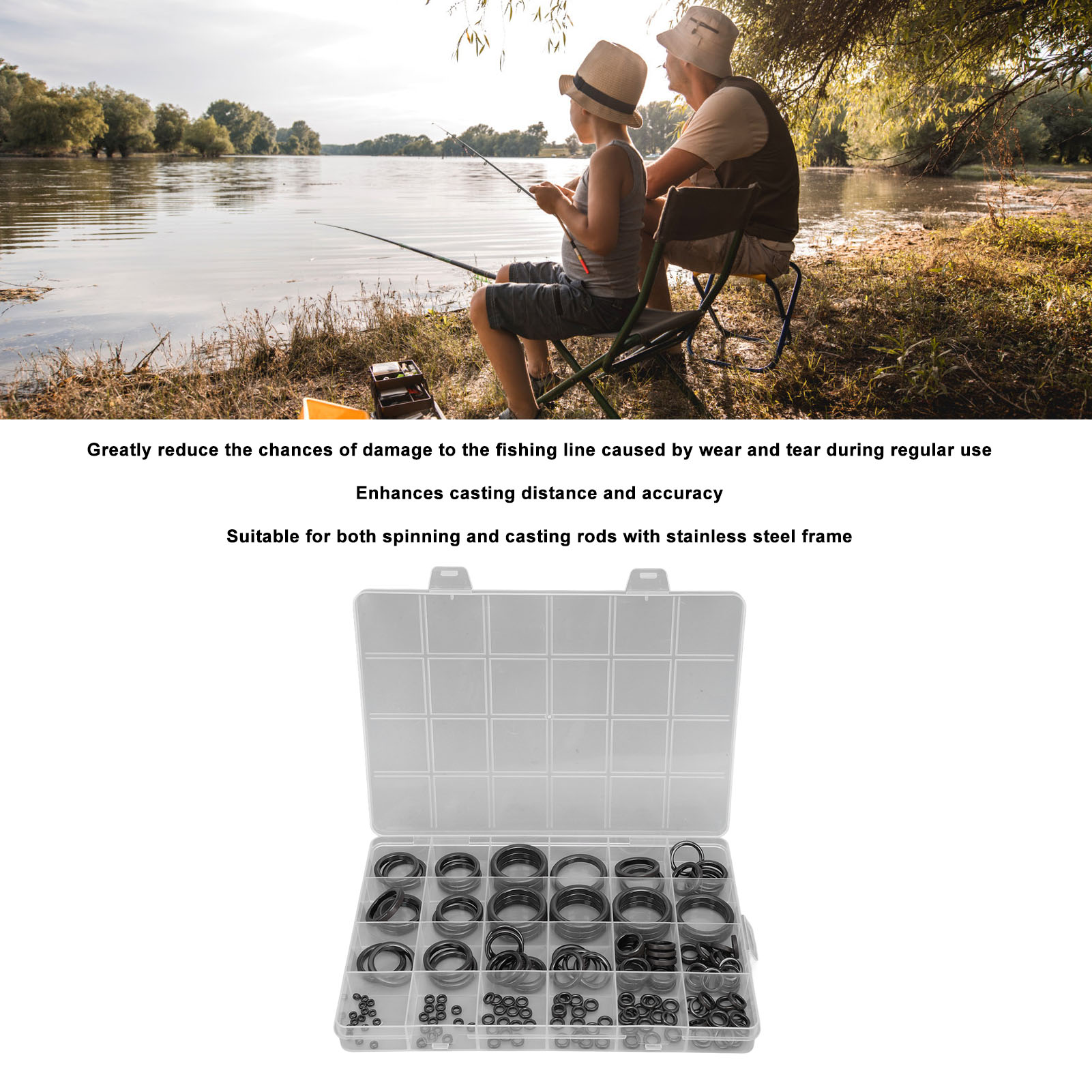 Fishing Rod Guide Repair Kit F - Fishing Rod Guide Replacement avis et prix