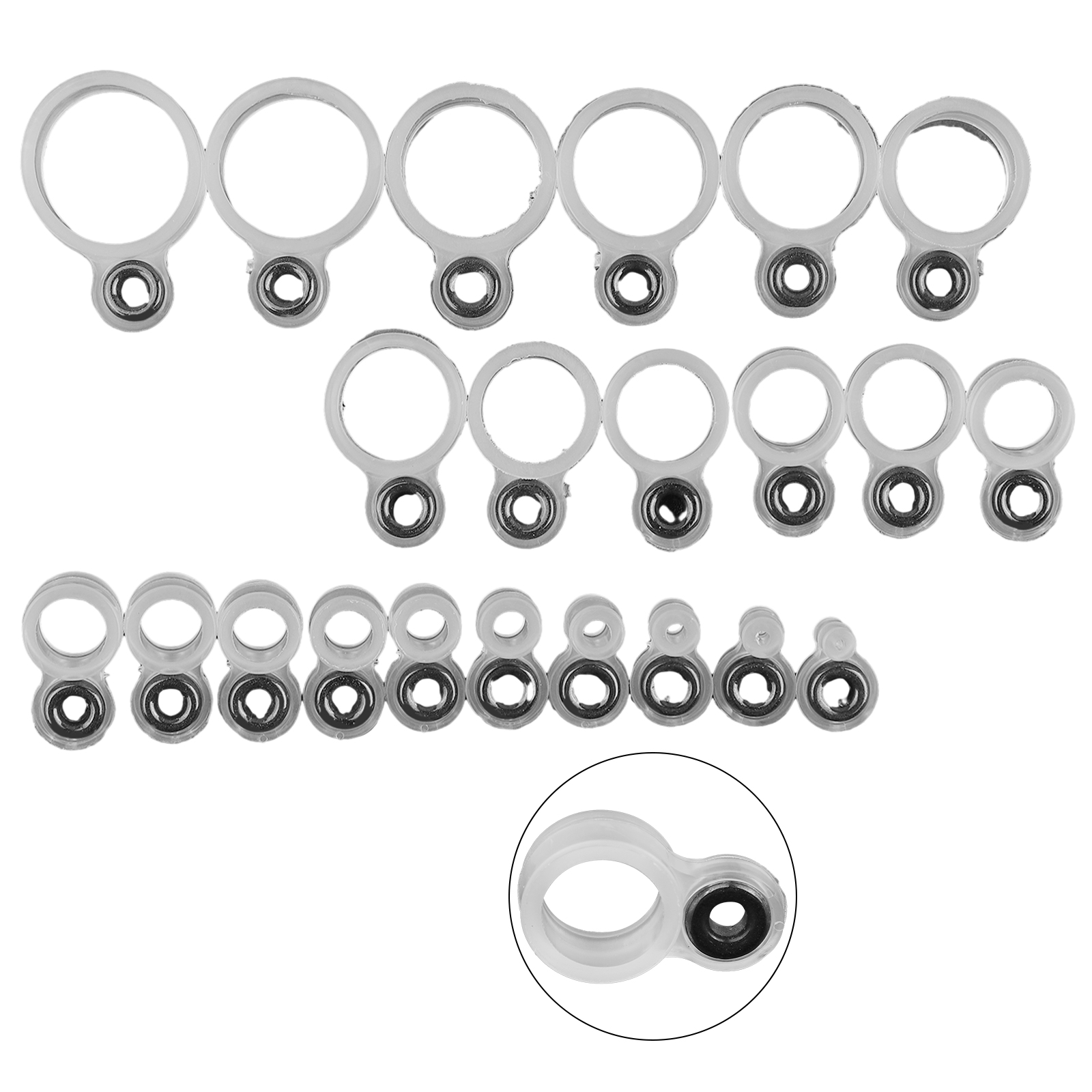 14/22Pcs Fishing Rod Eyelet Re - Fishing Rod Guide Replacement avis et prix