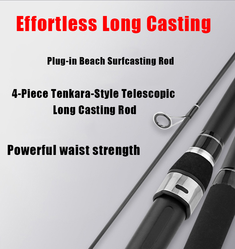 3.3M-3.9M Carp 4 Pieces Fishin - Fishing Rod Surf avis et prix