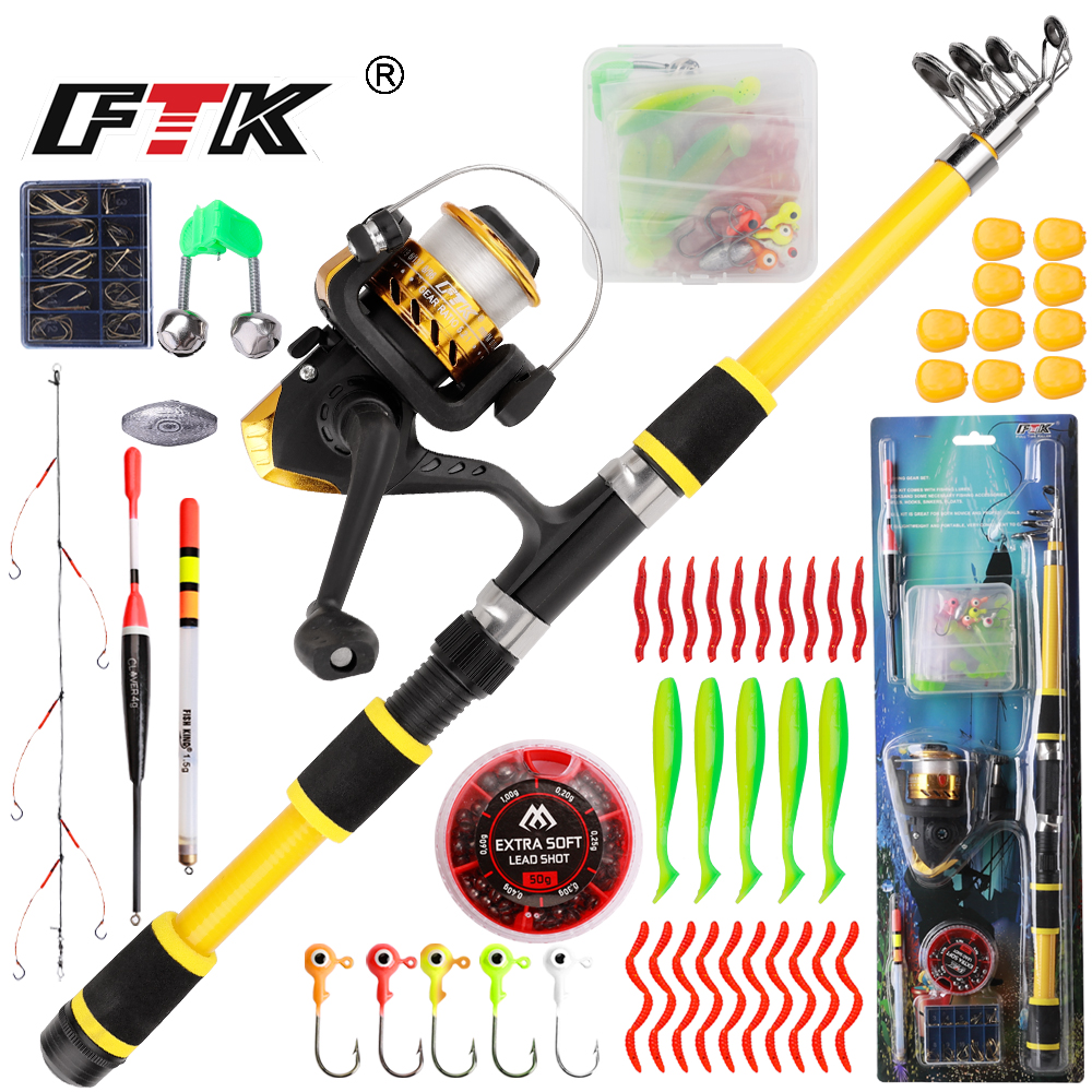 FTK 1.8m Fishing Rod and Reel  - Fishing Rod Carbon Fiber avis et prix