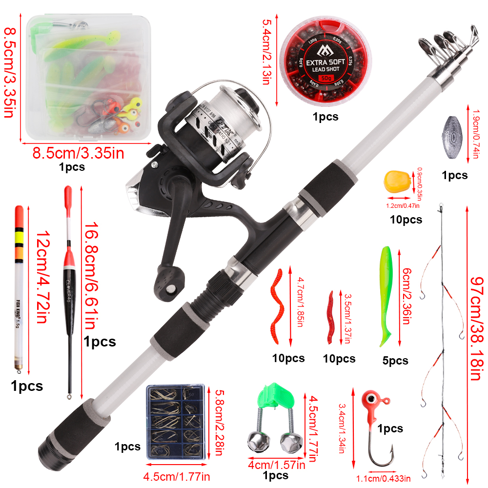 FTK 1.8m Fishing Rod and Reel  - Fishing Rod Carbon Fiber avis et prix