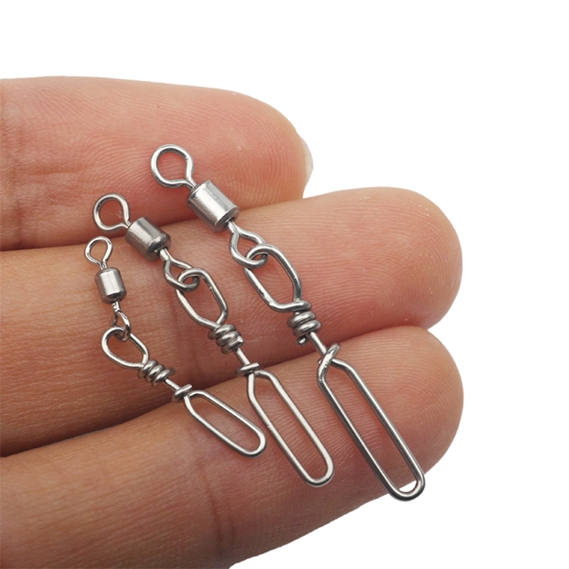 10Pcs Stainless Steel Quick Sn - Fishing Rod Casting avis et prix