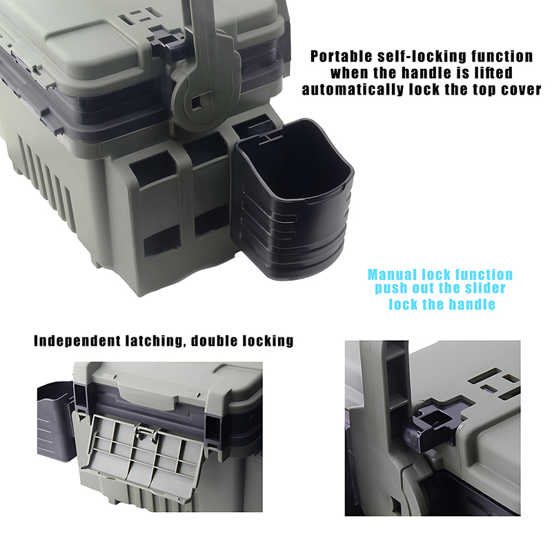 JSFUN Fishing Box Barrel Holde - Fishing Rod Case avis et prix