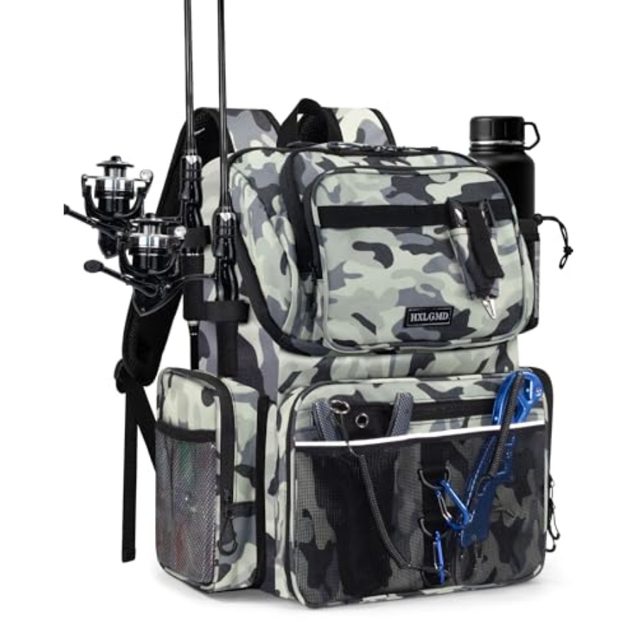 Fishing Backpack with Rod Hold - Fishing Rod Holder avis et prix