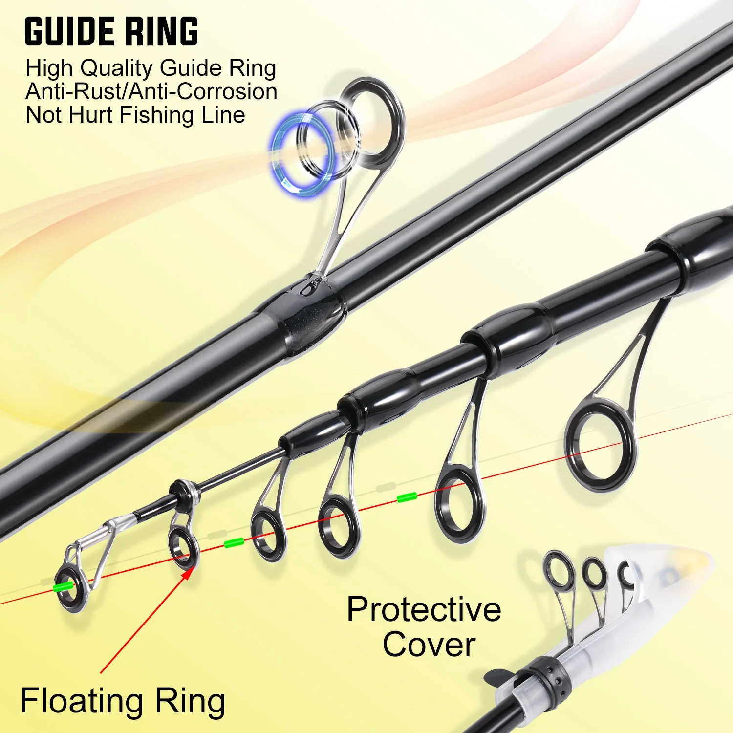 Sougayilang Telescopic Fishing - Fishing Rod Surf avis et prix