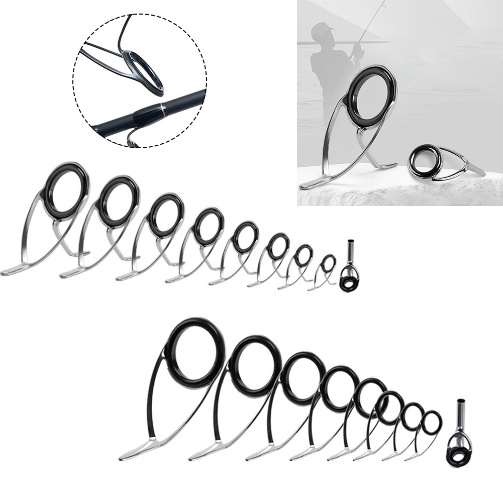 9pcs Stainless Steel Fishing R - Fishing Rod Repair Kit avis et prix