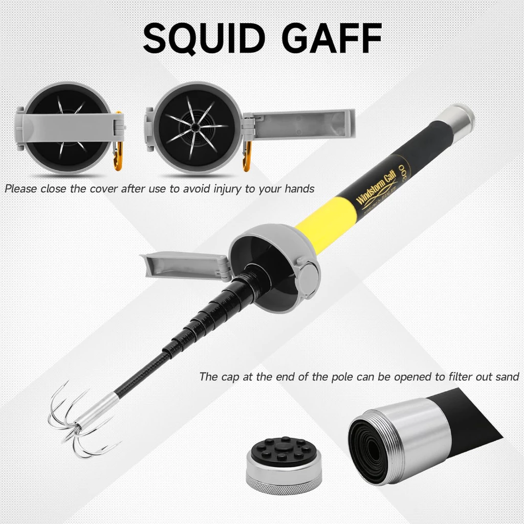 SANLIKE Fishing-Squid Gaff 3M/ - Fishing Rod Carbon Fiber avis et prix