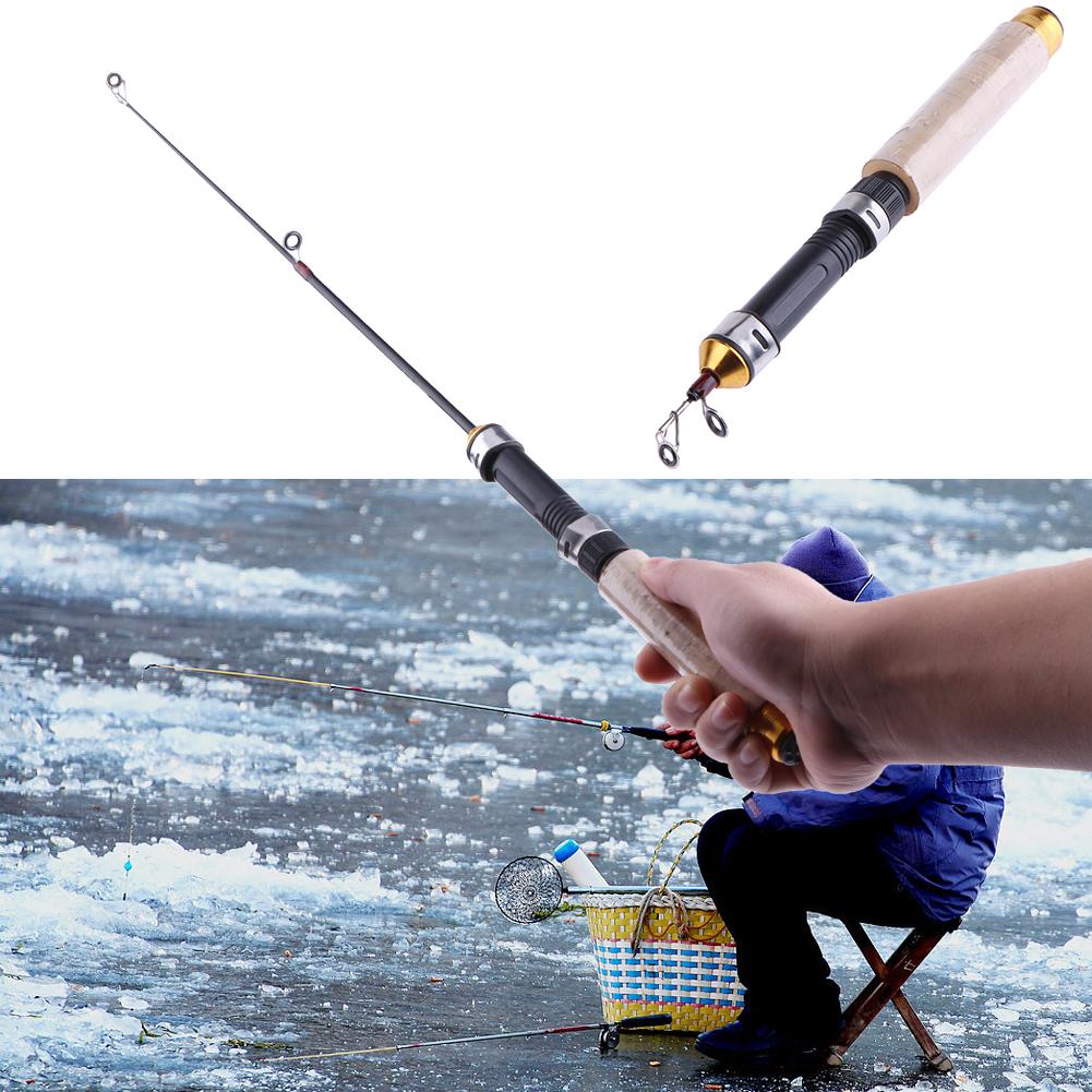 60cm Mini Telescopic Ice Fishi - Fishing Rod Carbon Fiber avis et prix