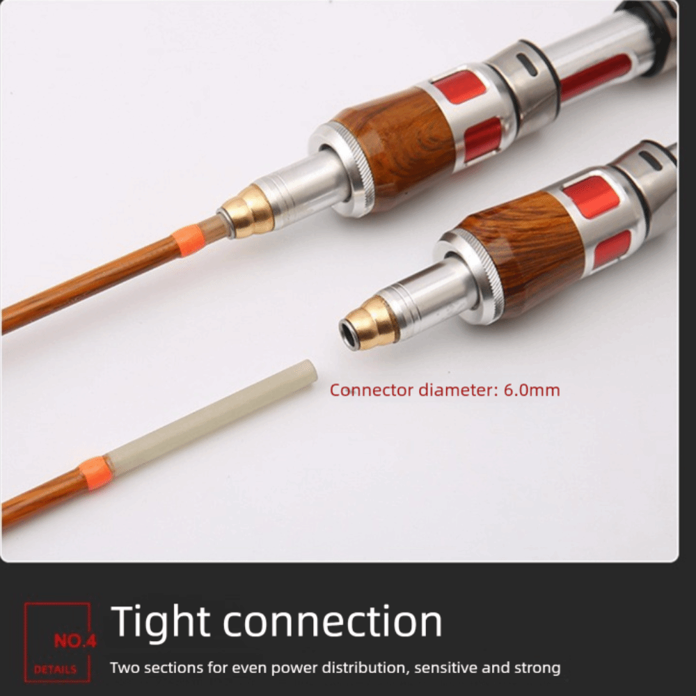 4 Sections Spinning Fishing Ro - Fishing Rod Carbon Fiber avis et prix