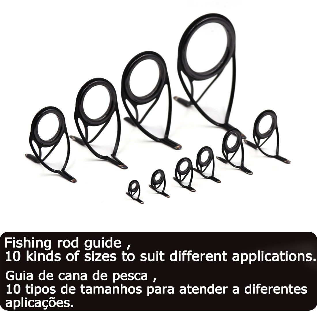 9KM OB Curved Rod Guide Kit 10 - Fishing Rod Guide Replacement avis et prix