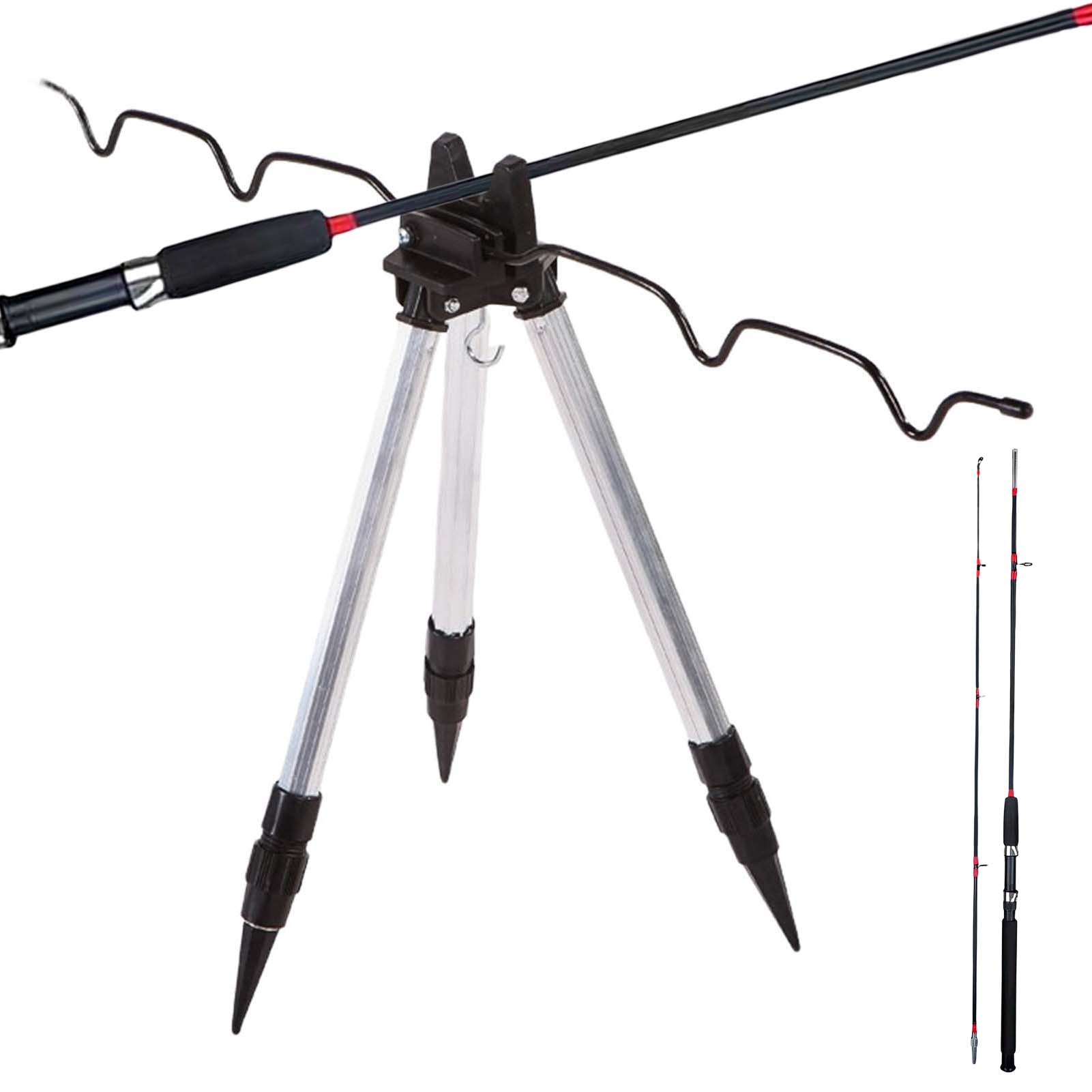 Aluminum Alloy Tripod Fishing  - Fishing Rod Casting avis et prix