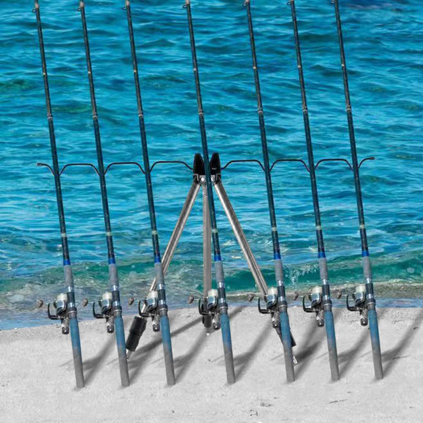 Aluminum Alloy Tripod Fishing  - Fishing Rod Casting avis et prix