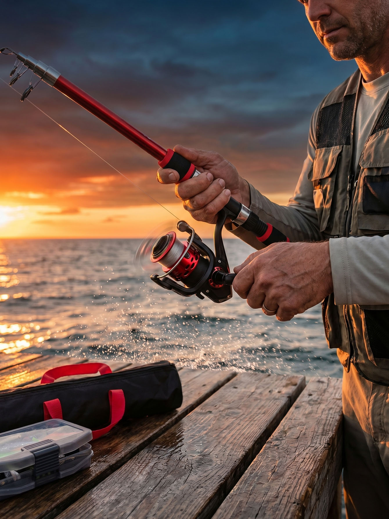 Fishing Rod Reel Combos Collap - Fishing Rod Combo avis et prix