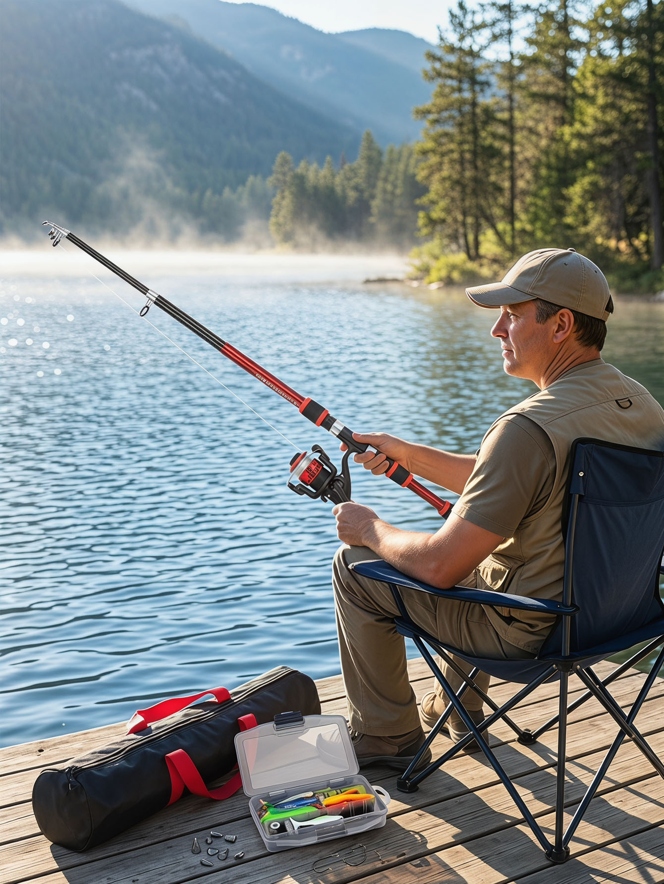 Fishing Rod Reel Combos Collap - Fishing Rod Combo avis et prix