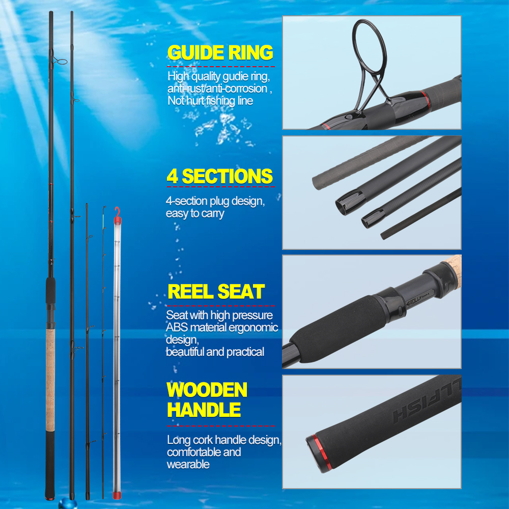 ROLLFISH 3.6m/3.9m Carbon Feed - Fishing Rod Tip Replacement avis et prix