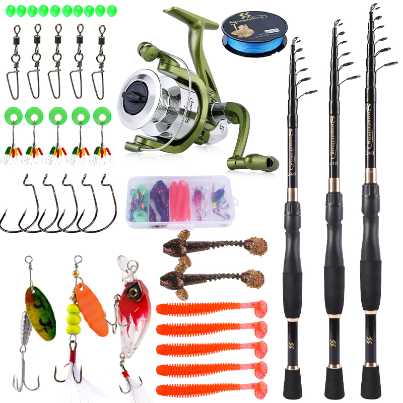 Sougayilang Telescopic Fishing - Fishing Rod Spinning avis et prix