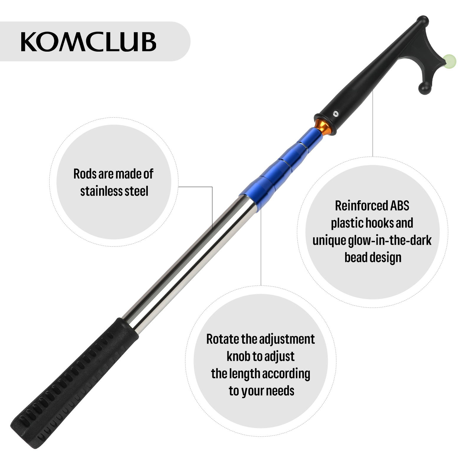 SANLIKE Telescoping Boat Hooks - Fishing Rod Casting avis et prix