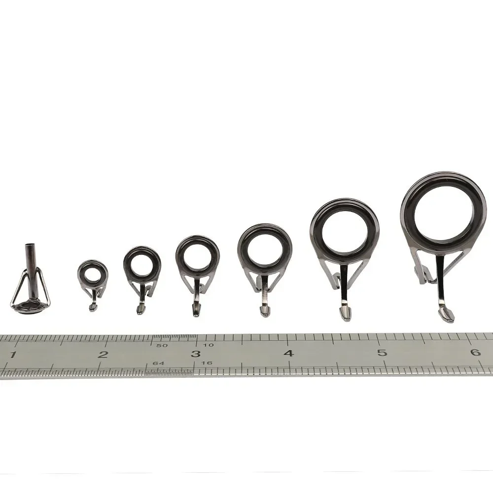7pcs/set Fishing Tackle Stainl - Fishing Rod Guide Replacement avis et prix