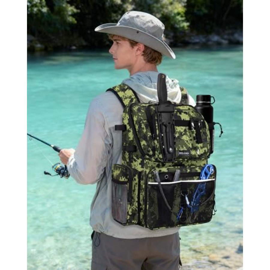 Fishing Backpack with Rod Hold - Fishing Rod Holder avis et prix