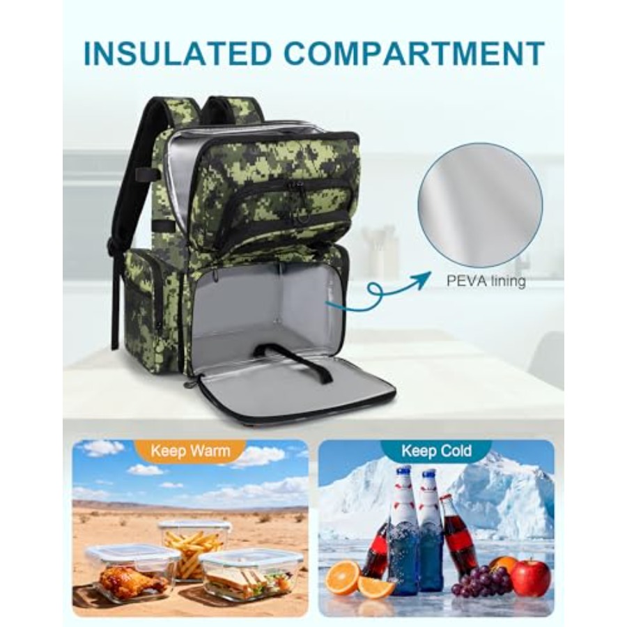 Fishing Backpack with Rod Hold - Fishing Rod Holder avis et prix