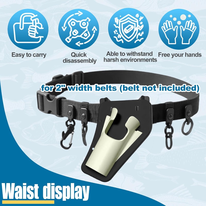 1PC Outdoor Fishing Rod Waist  - Fishing Rod Fly avis et prix